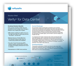 Download Verity for Data Center Solution Brief